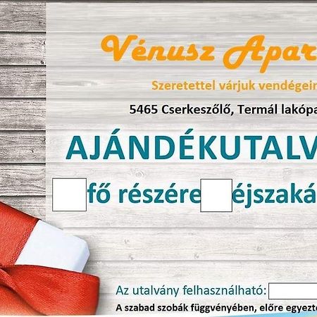 Venusz Apartman Черкесёлё Экстерьер фото